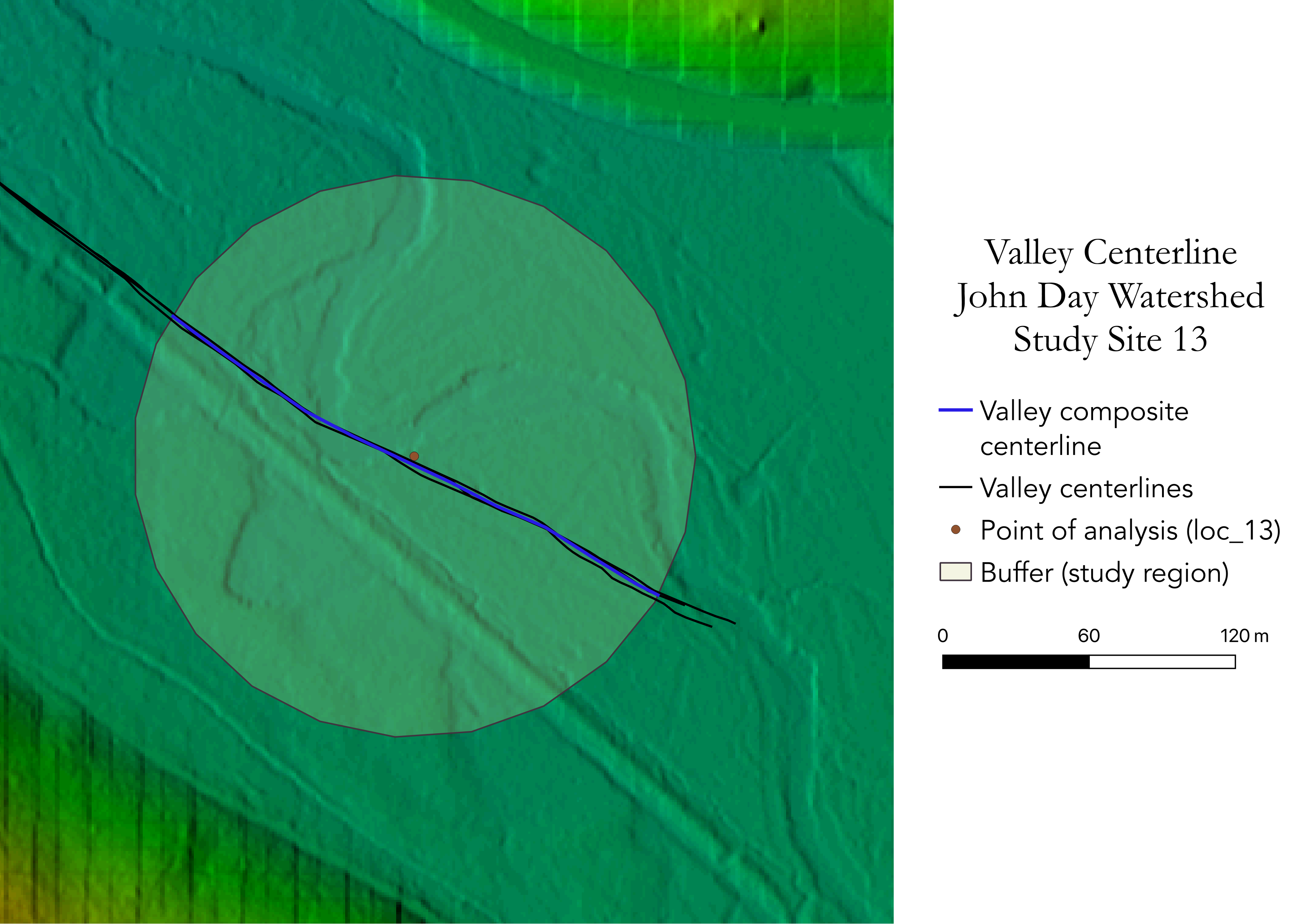 Figure 5: Composite valley centerline